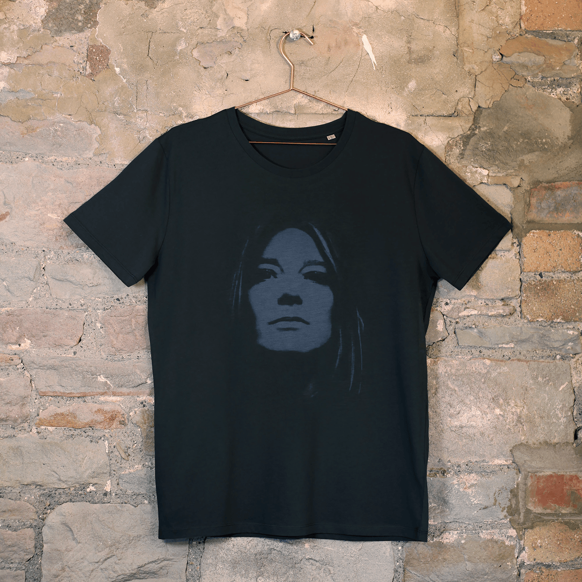 GHOSTED - クルーネックブラックTシャツ